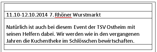7 Rhöner Wurstmarkt