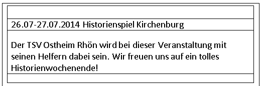 Historienspiel Kirchenburg